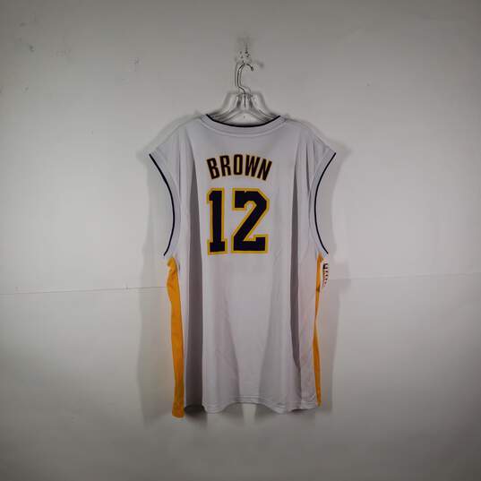 Mens Shannon Brown Los Angeles Lakers NBA Basketball Jersey Size 2XL image number 2