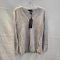 Enzo Mantovani Gray Pullover V-Neck Cashmere Sweater NWT Size L image number 1