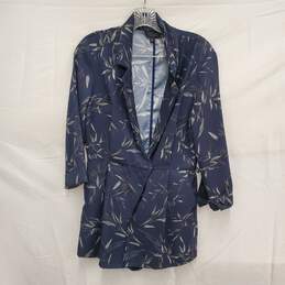 TOP SHOP WM's Romper Jumpsuit Blue Floral Wrapped Dress Size 8
