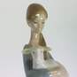 Lladro Porcelain Art Sculpture / Figurine Girl Holding a Lamb image number 10