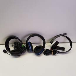 Lot of 3 Turtle Beach Ear Force Gaming Headsets