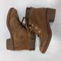 Tommy Hilfiger Women's Brown Lace-up Faux Suede Boots Size 6.5 image number 4