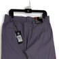 NWT Mens Gray Flat Front Slash Pocket Straight Leg Chino Pants Size 34X30 image number 4