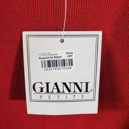 Gianni Women Red Cardigan LP NWT alternative image
