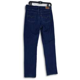 Levi Strauss & Co. Womens Blue 724 Denim High Rise Straight Leg Jeans Size 31 alternative image