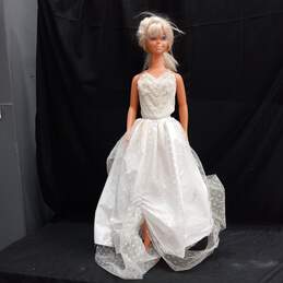 Vintage (1976) Mattel My Life Size Barbie Doll in Wedding Dress alternative image