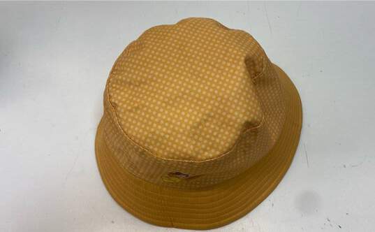 Disney Princess Yellow Polka Dot Bucket Sun Hat One Size image number 7