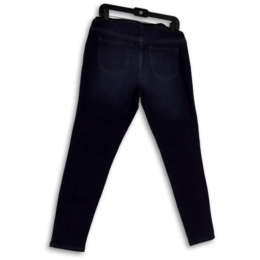 NWT Womens Blue Medium Wash Pockets Denim Skinny Jeans Size 8/29R image number 2