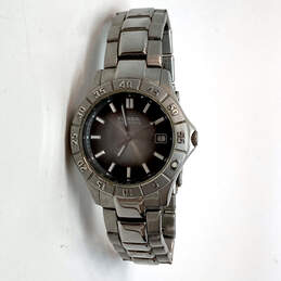 Designer Fossil AM-3726 Silver-Tone Stainless Steel Analog Wristwatch alternative image