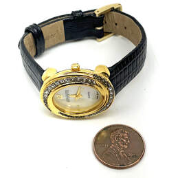 Designer Joan Rivers Gold-Tone Stainless Steel Oval Shape Analog Wristwatch alternative image