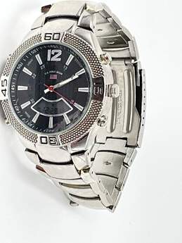 U.S. Polo Assn. Mens US8230 Silver Tone Wristwatch 144.5 g J-0504019-A