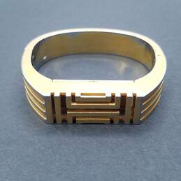 Tory Burch Gold Tone Fitbit Hinge 6 3/4" Bracelet 71.8g