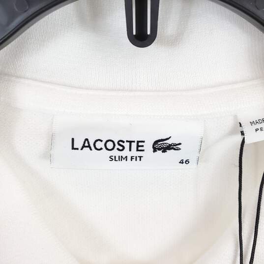 Lacoste Women White Polo Shirt Sz 46 NWT image number 3