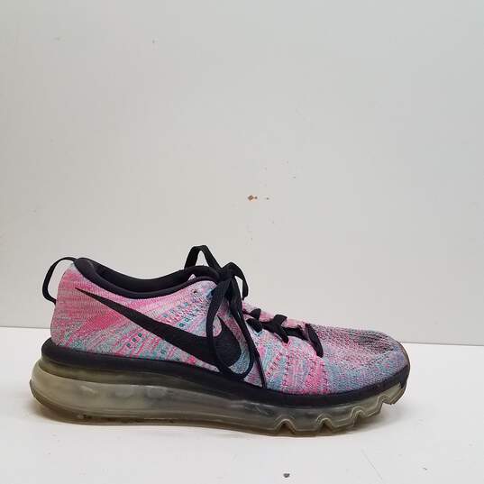 Nike Flyknit Max Chlorine Blue, Pink Blast Sneakers 620659-104 Size 7 image number 1
