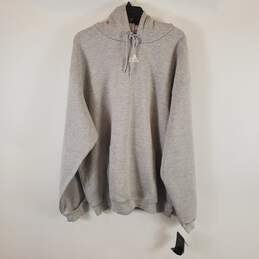 Adidas Men Grey Hoodie Sweatshirt XL NWT alternative image