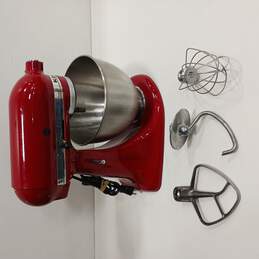 Kitchen Aid Red Ultra Power Stand Mixer w/ Attachments