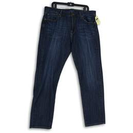 NWT Lucky Brand Womens Blue Denim Medium Wash 5-Pocket Design Ankle Jeans 38X32