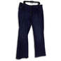 Womens Blue Denim Medium Wash Stretch Pockets Straight Leg Jeans Size 16 image number 1