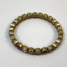 Designer Stella & Dot Gold-Tone Multicolor Acrylic Gemstone Vida Tennis Bracelet alternative image