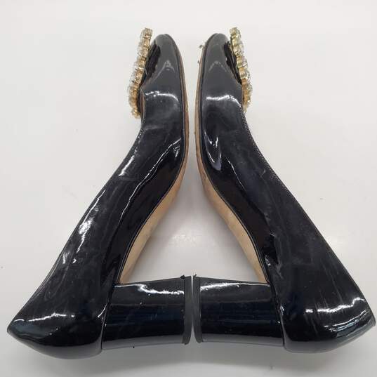 Kate Spade Women's Black Jeweled Pump Heels Size 5B image number 3
