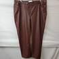 Abercrombie & Fitch Brown Faux Leather Pants Women's 36 image number 1