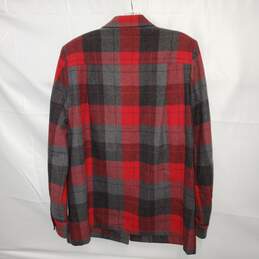Pendleton 49er Wool Plaid Button Up Shirt Jacket Size M alternative image