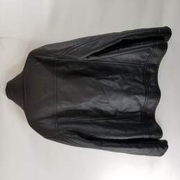 Kenneth Cole Men Black Faux Fur Line Pleather Jacket XXL alternative image