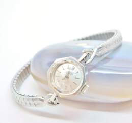 Ladies Vintage Universal Geneve 14K White Gold Case 17 Jewels Swiss Wrist Watch 12.6g