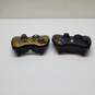 Lot of 2 Microsoft Xbox 360 Wireless Controller-Gold, Black For P/R image number 2
