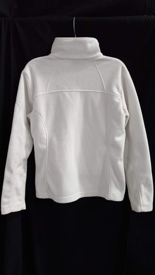 Women's White Columbia Jacket Size L image number 2