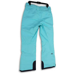 NWT Womens Blue Gray Slash Pocket Flat Front Snow Pants Size Medium alternative image