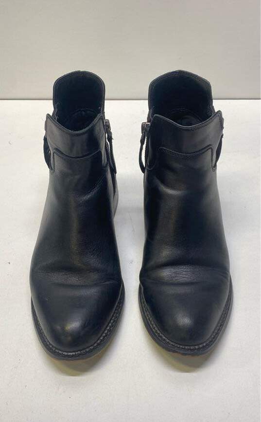 Franco Sarto Sloan Leather Ankle Boots Black 7.5 image number 5