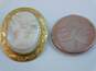 Vintage 10K Yellow Gold Carved Cameo Brooch 3.2g image number 5