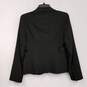 Womens Black Long Sleeve Collared Single Breasted Blazer Jacket Size M image number 2