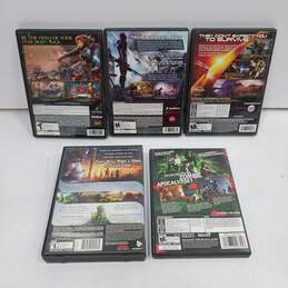 Bundle of 5 Assorted PC Video Games In Cases alternative image
