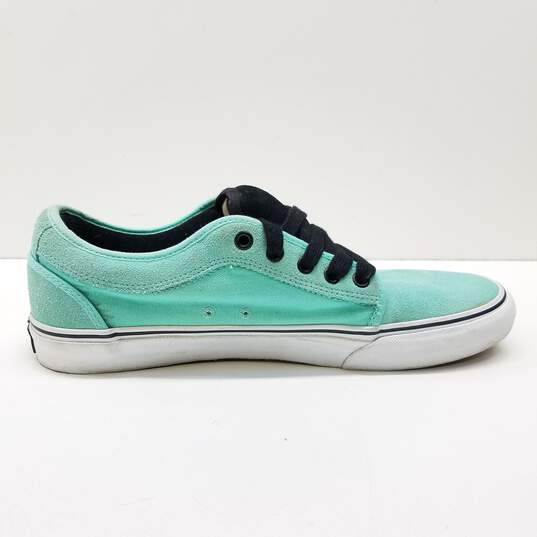 Vans Off The Wall Low Canvas Trainers Green/Gum US 11 image number 2