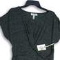 NWT Jessica Simpson Womens Gray Round Neck Pullover Sheath Dress Size M image number 3