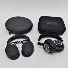 Koss Model BT540i and Skull Candy Model Venue Black Headphones w/ Hard Cases