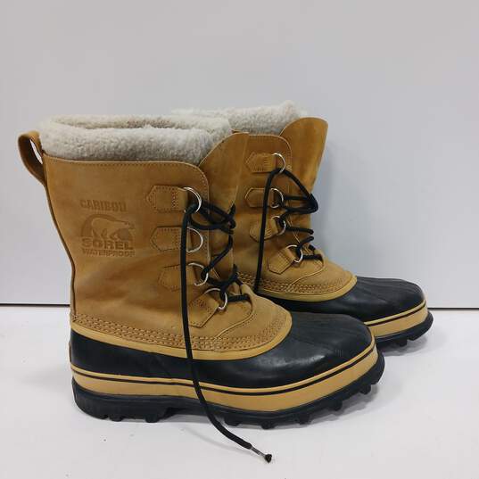 Sorel Men's Caribou Waterproof Winter Snow Boots Size10 image number 4