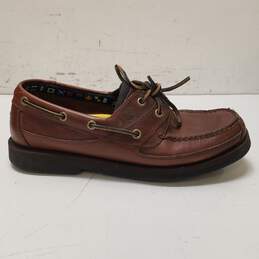 Timberland Brown Leather Echo Bay Boat Shoes Men's Size 9M