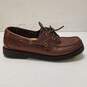 Timberland Brown Leather Echo Bay Boat Shoes Men's Size 9M image number 1