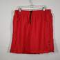 Mens Elastic Waist Drawstring Pocket Side Slit Athletic Shorts Size XXL image number 1