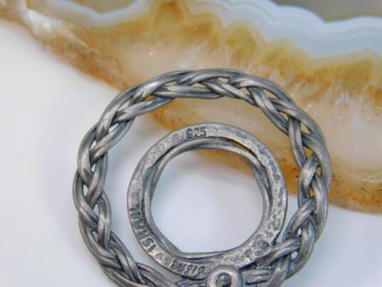 Didae Israel 925 Sterling Silver Drop Earrings 4.5g image number 4