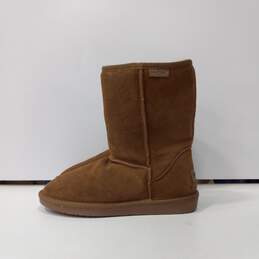Minnetonka Women's Brown Suede Wool Lining Boots size 7M alternative image