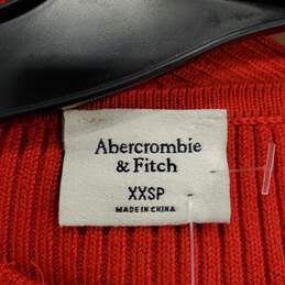 Abercrombie & Fitch Women Red Knit Dress XXS NWT