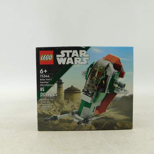 LEGO Star Wars Sealed 75344 Boba Fett's Starship Microfighter & 75317 BrickHeadz image number 4