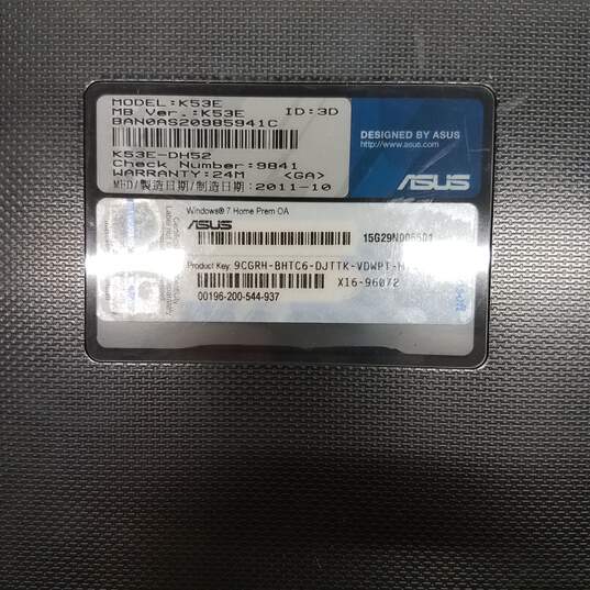ASUS K53E 15in Laptop Intel i5-2430M CPU 4GB RAM 500GB HDD image number 7