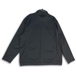 NWT Nike Mens Black Mock Neck 1/4 Zip Long Sleeve Pullover Sweater Size XXL alternative image