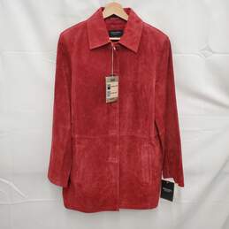 NWT Bernardo Collection WM's Ruby Leather Suede Blazer Size M