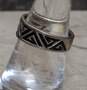 Artisan Teme Signed Sterling Silver Ring Size 6.25 - 3.92g image number 3